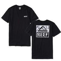 Brand Reef New Print T-shirts Holiday Casual Summer Tops Men's Short Sleeve Crew Neck Cotton Tee Comfortable Vacation Tops S
