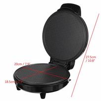 1200W Mini Egg Waffle Cone Maker Machine Non-Stick Egg Roll Maker  20cm * 27.5cm Electric Ice Cream Cone Maker