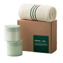 Cellimax Eraser Cleansing Pads 60 Sheets (2 Packs) & TWB Towel