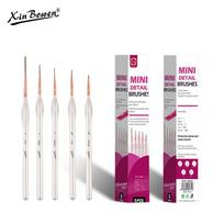 Ultra-Fine Line Brush Set for Acrylic Watercolor Drawing Nylon Hook Pen Fine Point Oil Painting Tools Kit