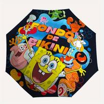 1pc SpongeBob SquarePants Automatic Open/close Folding Portable Umbrella with 8-Rib Structure for Women/Men, All-Season Use  a0901044