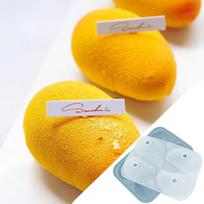 Mousse Mold 3D Homemade Chocolate Mold Mango Shape Cake Mould 3D mango mold home baking tool for Jelly Pudding Chocolate China Mainland