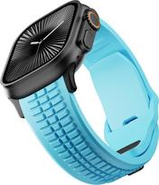 Man Silicone Strap for Apple Watch Ultra 3 49mm Series 11 10 46mm Sport Band for Iwatch 9 8 7 45mm 5 6 SE 3 44mm Bracelet Correa 44mm 45mm 46mm