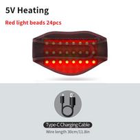 Portable Red Light Neck Massager Deep Kneading For Cervical Spine Trapezius Relaxation 3 Gears Heating Home Driving Use EU-Plug