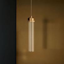 Light Luxury Single-Head Glass Pendant Lamp