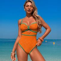 New hot spring swimsuit women's swimsuit wholesale Huludao one-piece swimsuit women's high-end L