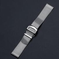 20 22mm Milanese Mesh Stainless Steel Watchband Bracelet for IWC Pilot's Portuguese PORTOFINO Replacement Strap Watch Accessory 20mm sidabras