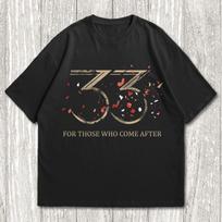 Clair Obscur Expedition 33 100% Cotton T-shirt Mens Tees Top: Distressed Gold & Red Petal Gamer Tee S