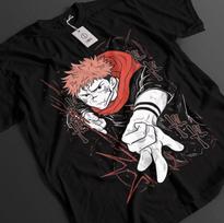 Jujutsu Kaisen Shirt Itadori Yuji T-Shirt Sukuna Gojo Top JJK Anime Unisex Tee XL