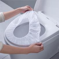 20PCs Disposable Toilet Seat Cover Sterile Portable Travel Camp Hotel Bathroom Nonwovens Isolate Lavatory Mat