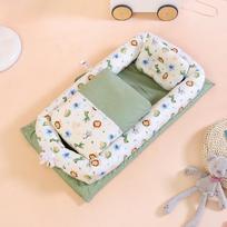 Hemei Portable Washable Baby Nest: Crib, Diaper Changing Pad & Travel Pillow Combo 90*50 cm