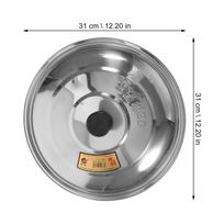 Stainless Steel Pot Cover Heavy-Duty Multi-Function Pan Lid Home Household Kitchen Accessory Pan Cover Multi-Function Pot Lid