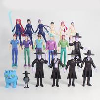 12-18pcs Derpys Action Figure Toy Set Tiger Rumi Mira Zoey Sussy Doll For Fans Collection Gift