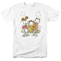Garfieldo marškinėliai „Draugai yra geriausi“ - iki 5XL 4XL