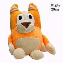 HOT 20cm Bluey Dog Bingo Family Plush Toy Cartoon Dog Gentle Stuffed Animals Dolls Birth Date Xmas Gifts Family Blue-Y Bingo