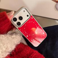 Star Little Pony Compatible iPhone Case: Magnetic Bracket, Gilded, New Year Red, for iPhone 13, 15, 16, 17 Pro Max. Huawei P70Pro