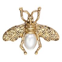 1Pc Retro Exaggerated Bee Brooch Pin Summer New Product Creative Jewelry Accessories Fashion DIY Party Festival Gift Decoration