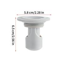 Odor-Blocking Mini Bottle Trap Shower Drain Plug, Anti-Odor Plugs for Bathroom, for Home Dorm Apartment Bathtubs Kitchens Sinks