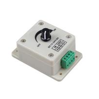 1 vnt. Įtampos reguliatorius DC-DC įtampos stabilizatorius 8A Maitinimo šaltinis Reguliuojamas greičio reguliatorius DC 12V LED pritemdiklis 12 V balta