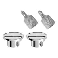 ABUL-2Set Stainless Steel Attachment Knob Thumb Screws Hub Screw Accessory For Stand Mixers Attachment Cap Hub