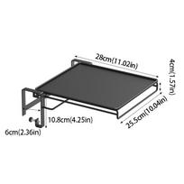 Foldable Design Cabinet Door Storage Rack Countertop Cabinet Door Mounted Countertop Storage Rack Storage Organizer