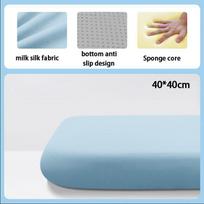 1Pcs Soft Memory Foam Thick Seat Cushion Ultra Breathable Rebound Waist Cushion Office Chair Pad