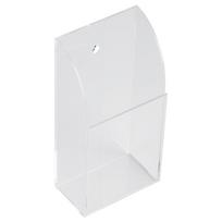 Acrylic Remote Control Holder Clear Universal Remote Control Box MultiPurpose Wall Mount Remote Control Case Media Organizer