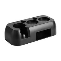 Durable Universal Coffee Tamper Station Non Slip Base ABS Espresso Tamper Holder 51-58mm Coffee Portafilter Storage Rack Cafe juoda