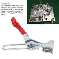 Heavy Galvanized iron Toggle Clamp Durable 235*54mm Toggle Latch Clamp Silver Quick Release Toggle Clamp Metalworking A
