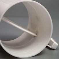 Portable PVC Air Valve 75/110/150/160/200mm Round Regulating Valve Manual Switch Valve Ventilation 75mm
