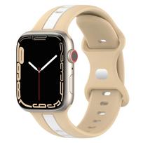 Loop Strap for Apple Watch band Ultra 2 49mm 44mm 45mm 41mm 40mm 42mm 38mm Silicone Sport Bracelet iWatch serie 8 7 se 6 5 4 3 2 38 40 41mm