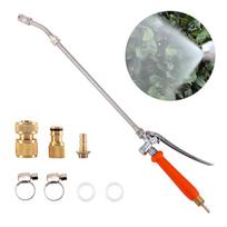 Universal Long Nozzle Sprayer Extension Rod Mist Mode Water Column Telescopic Spray Rod Stainless Steel Adjustable Watering Tool