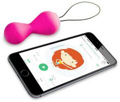Gvibe Gballs 2 Petal Rose - Smart Kegel Trainer Bluetooth App Rožinė