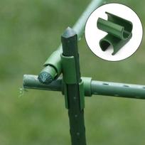 50 vnt. 11/16/20 mm augalų atraminio tinklo kuoliukų spaustukai fiksuoto rėmo strypui, šiltnamio plėvelės laikiklis, apsaugos nuo saulės strypo jungtis, vijoklinių augalų pergolė 11mm