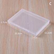 Kanceliarinių prekių lipdukai Plastikinė laikymo dėžutė Organizatorius Konteineris Meno įrankių dėklas Rankdarbiams Darbalaukiui Karoliukams Auskarams Papuošalų ekspozicinė dėžutė