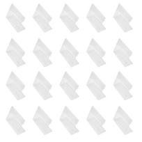 Bracket Price Tag Stand Name Card Reusable Sign Transparent Conference 20pcs For Poster Rack L Shape Label Stand Display 9x13cm