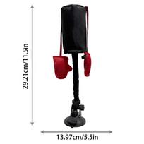 Cat Punching Bag Toy Fun Kitten Teaser Play Toy with Suction Cup Pet Teasing Interactive Play Activity for Balcony Garden