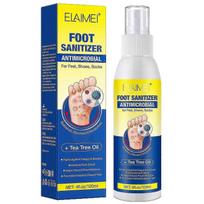 1pcs Tea Tree Oil Foot Spray, Clear Foot Sanitizer Spray for Feet & Shoes, 120ml Freshness Spray