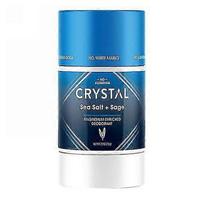 Crystal Deodorant Magnesium Enriched, Sea Salt & Sage 2.5 Oz (Pack of 1)