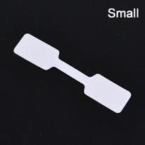 100pcs Quadrate Blank Price Tags Necklace Ring Labels Paper Stickers Paper Jewelry Display Card Labels Hangtag Blank Hang Tag