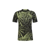Men's adidas Casual Breathable Printing Sports Gym Short Sleeve Green T-Shirt HC4207 M