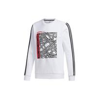 adidas neo M FAVES SWT 1 Sports Round Neck Pullover White Men's GG3387 L