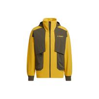 adidas Terrex Voyg Trans J Printing Logo Zipper Stand Collar Sun Protection Jacket Yellow Men's HN2028 XL