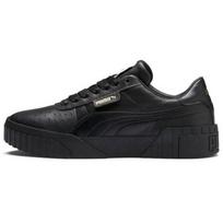 (WMNS) PUMA Cali Thick Sole Low Tops Casual Skateboarding Shoes Black Women's 369155-05 EU 35.5