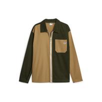PUMA Downtown Corduroy Shirt 'Brown Olive Green' Men's 621291-31 M