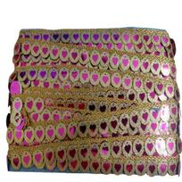 @ Mirror Sequence Hanging Border Lace For Jhalar And Craft and Decorations