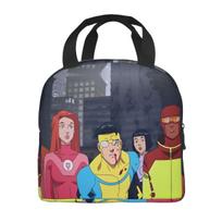 Invincible Cartoon Comic Insulated Lunch Bags Food Container Bags Portable Thermal Cooler Lunch Boxes For Picnic Option 1