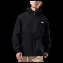 Jeep Men's Detachable Windbreaker Jacket 3XL juoda