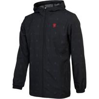 Men's adidas Logo Manchester United Soccer/Football Label Zipper Hooded Jacket Black H56689 XS