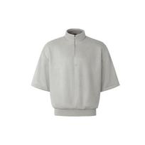 adidas Basketball Sueded 3/4 Half-Zip Sweatshirt 'Sesame' Men's IN7712 XS